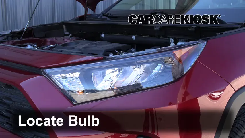 2019 Toyota RAV4 LE 2.5L 4 Cyl. Luces Luz de carretera (reemplazar foco) 